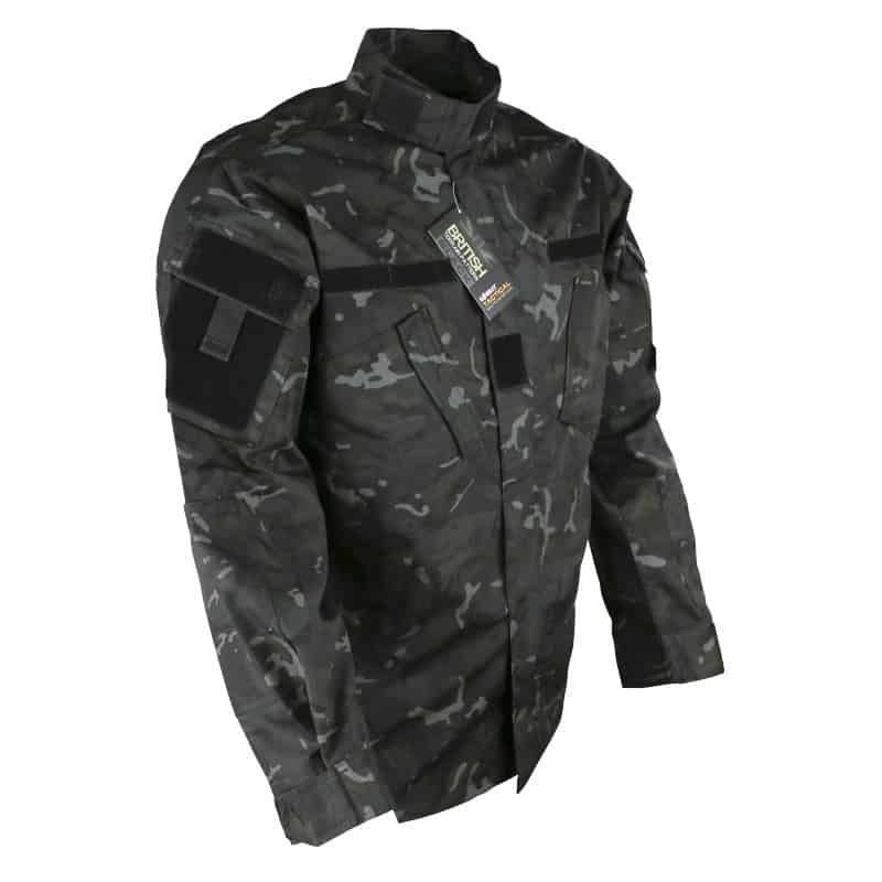 Kombat UK ACU Assault Shirt - BTP Black-Kombat UK-Socom Tactical Airsoft