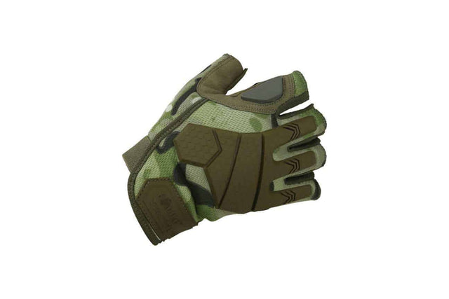 Kombat UK Alpha Fingerless Gloves - British Terrain Pattern-Kombat UK-Socom Tactical Airsoft