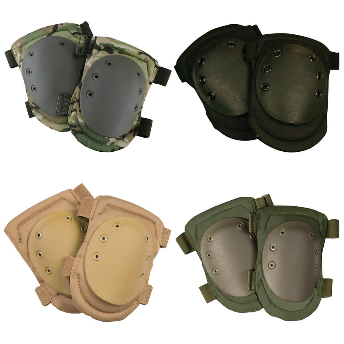 Kombat UK Armour Knee Pads (Various Colours)-Kombat UK-Socom Tactical Airsoft