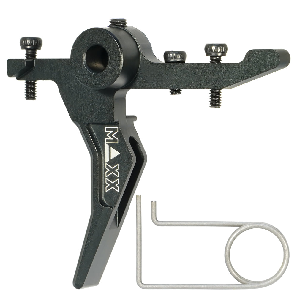 Maxx CNC Aluminum Advanced Speed Trigger (Style B) (Black) For MTW-MAXX Model-Socom Tactical Airsoft