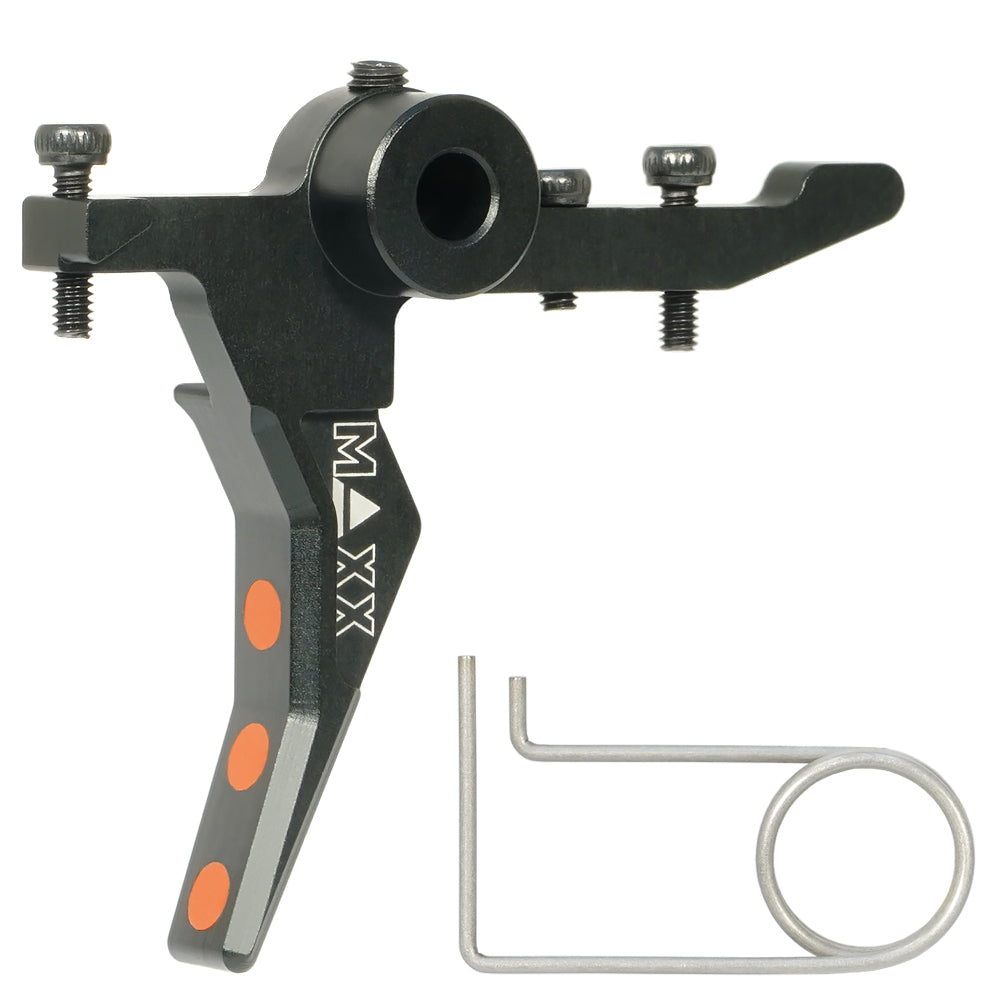 Maxx CNC Aluminum Advanced Speed Trigger (Style B) (Black) For MTW-MAXX Model-Socom Tactical Airsoft