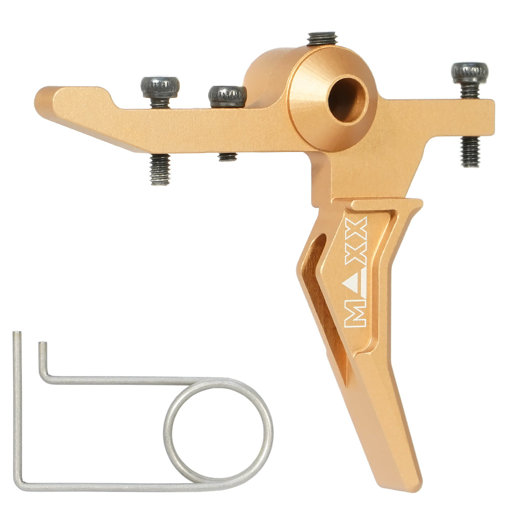 Maxx CNC Aluminum Advanced Speed Trigger (Style B) (Dark Earth ) For MTW-MAXX Model-Socom Tactical Airsoft