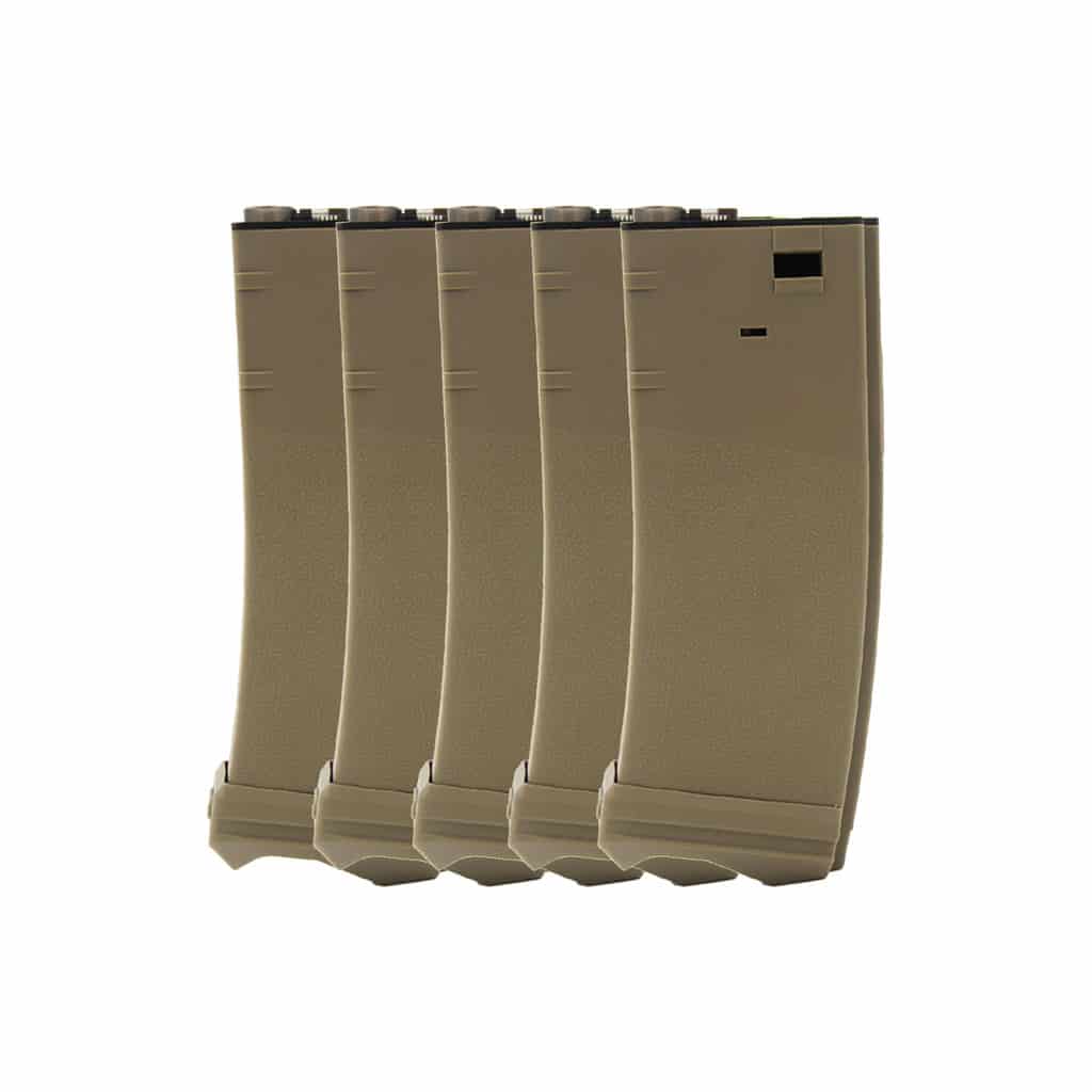 Modify 190 Round XTC M4 Mid Cap Magazine (Tan) Box Of 5-Modify-Socom Tactical Airsoft