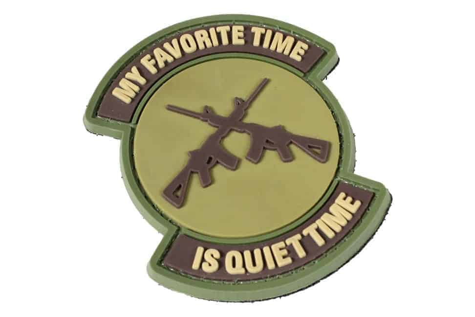 My favourite time is quiet time patch (Coyote)-Socom Tactical Airsoft-Socom Tactical Airsoft