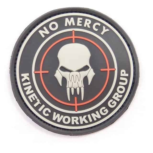 No Mercy, Kinetic Working Group patch-Socom Tactical Airsoft-Socom Tactical Airsoft