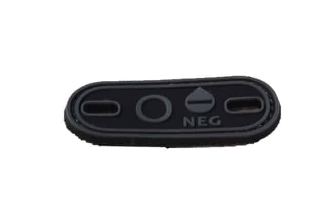 O Negative blood type patch (Black)-Socom Tactical Airsoft-Socom Tactical Airsoft