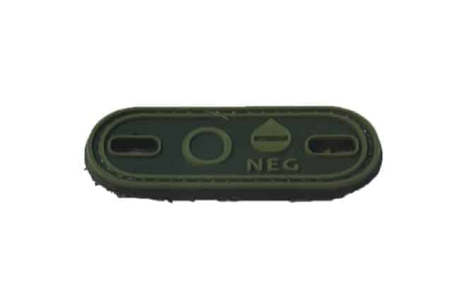 O Negative blood type patch (Green)-Socom Tactical Airsoft-Socom Tactical Airsoft