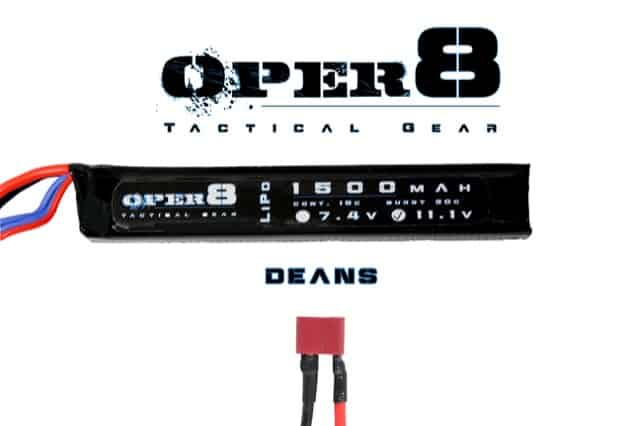 Oper8 11.1v 1500MAH LiPo Stick Battery-Oper8 Power-Socom Tactical Airsoft