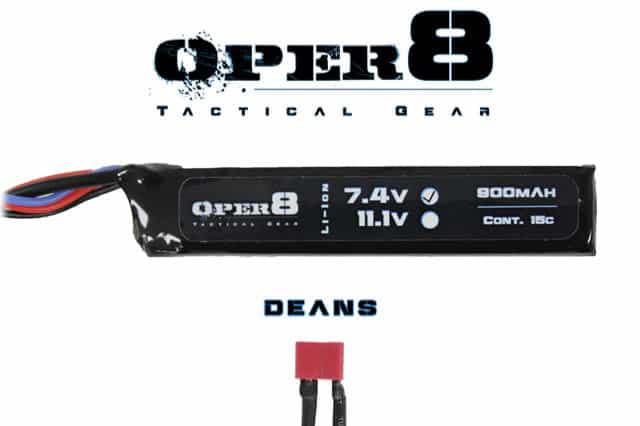 Oper8 7.4V 900MAH Mini Stick Lipo-Oper8 Power-Socom Tactical Airsoft
