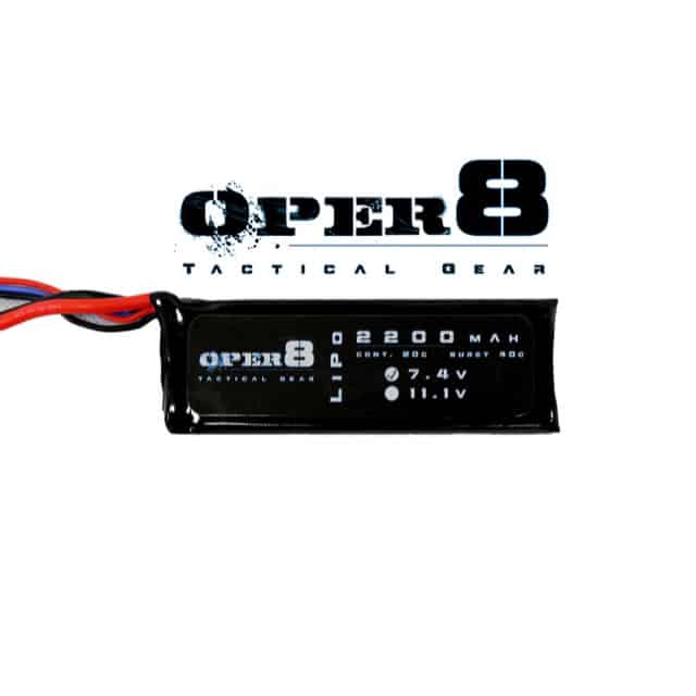 Oper8 7.4v Lipo Block 2200MAH Battery-Oper8 Power-Socom Tactical Airsoft