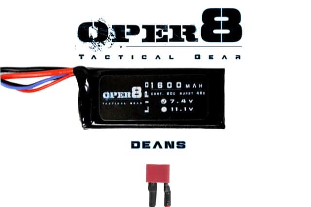 Oper8 7.4v Lipo Block Mini 1600MAH Battery-Oper8 Power-Socom Tactical Airsoft