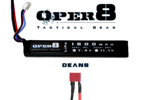 Oper8 7.4v Lipo Stick 1500MAH-Oper8 Power-Socom Tactical Airsoft