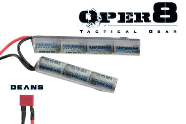 Oper8 8.4v 1600MAH Crane Stock Battery-Oper8 Power-Socom Tactical Airsoft
