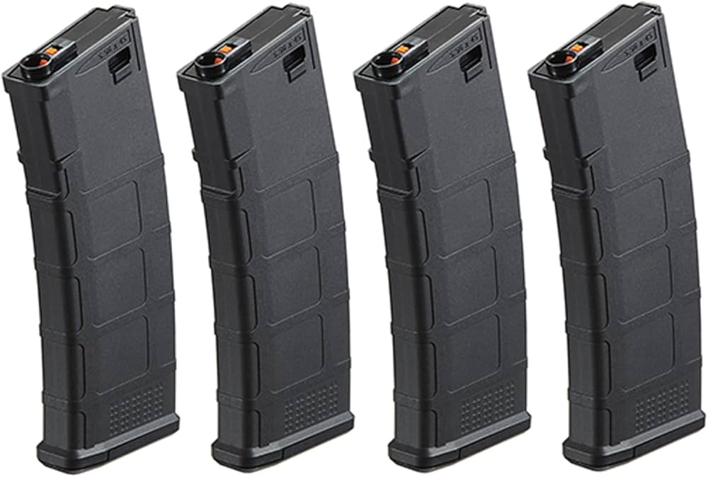 Poseidon 220rd M4 Mid-Cap Magazine (Box of 4)-Poseidon-Socom Tactical Airsoft