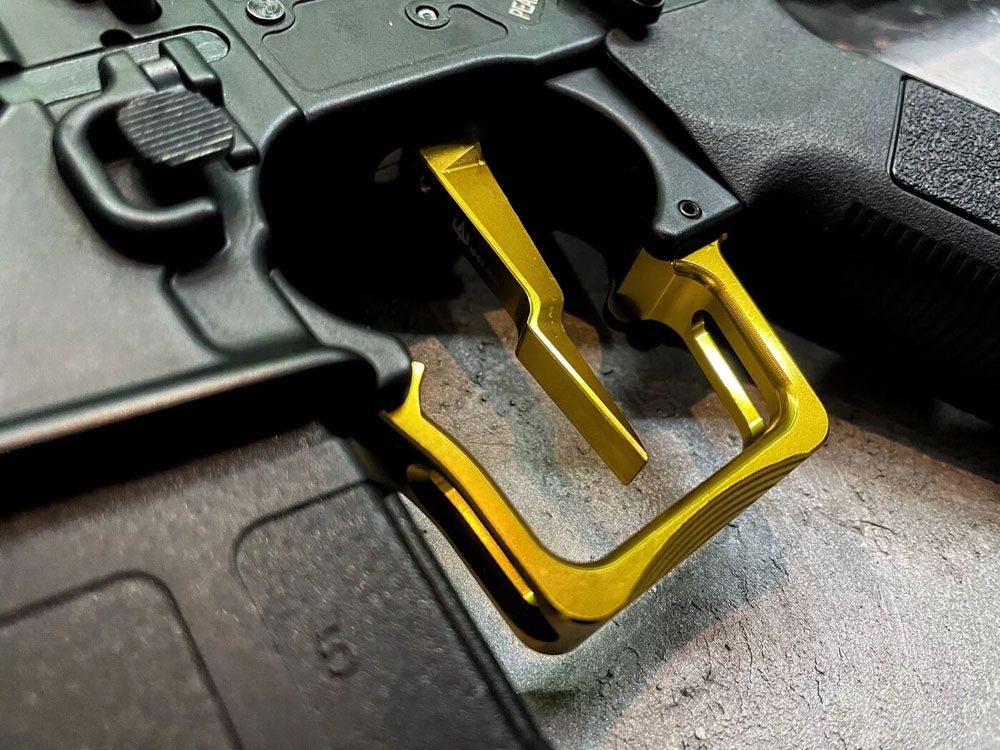 Poseidon Terminator CNC M4 AEG Kit - Gold-Poseidon-Socom Tactical Airsoft