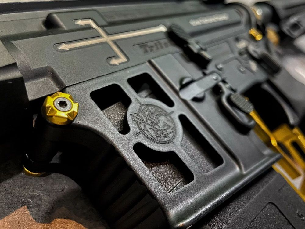 Poseidon Terminator CNC M4 AEG Kit - Gold-Poseidon-Socom Tactical Airsoft