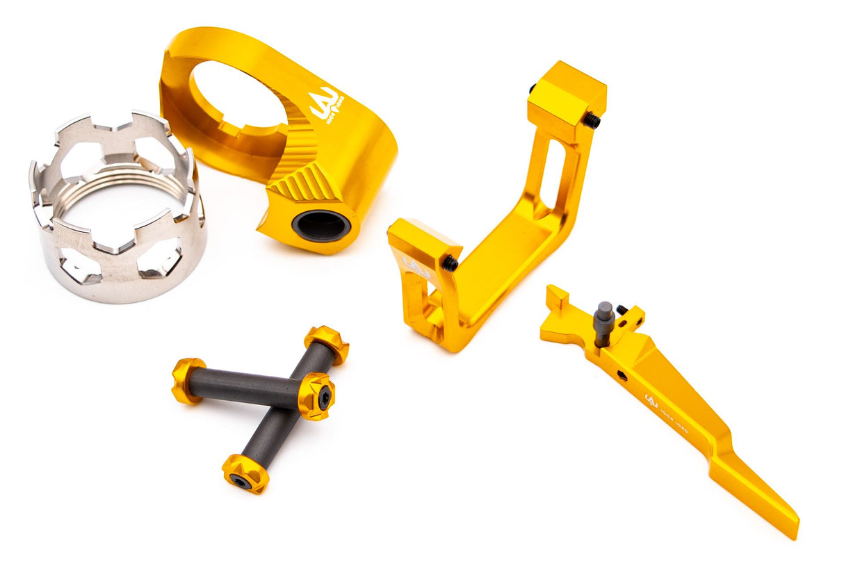 Poseidon Terminator CNC M4 AEG Kit - Gold-Poseidon-Socom Tactical Airsoft