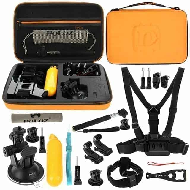 PULUZ 20 in 1 Accessories Combo Kit for Go pro / Action Camera-puluz-Socom Tactical Airsoft