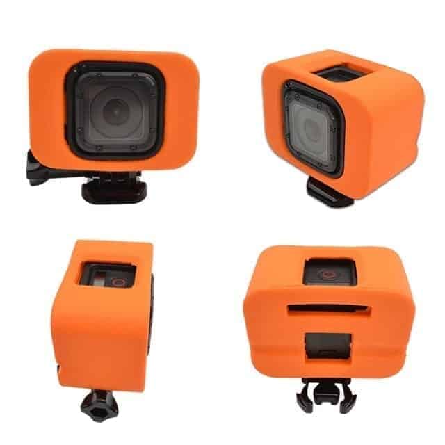 PULUZ Floaty Case with Backdoor for GoPro HERO4 Session (Orange)-puluz-Socom Tactical Airsoft