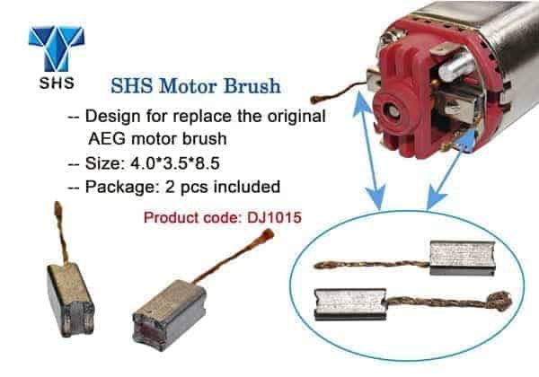SHS Replacement motor Brushes-SHS Airsoft Parts-Socom Tactical Airsoft
