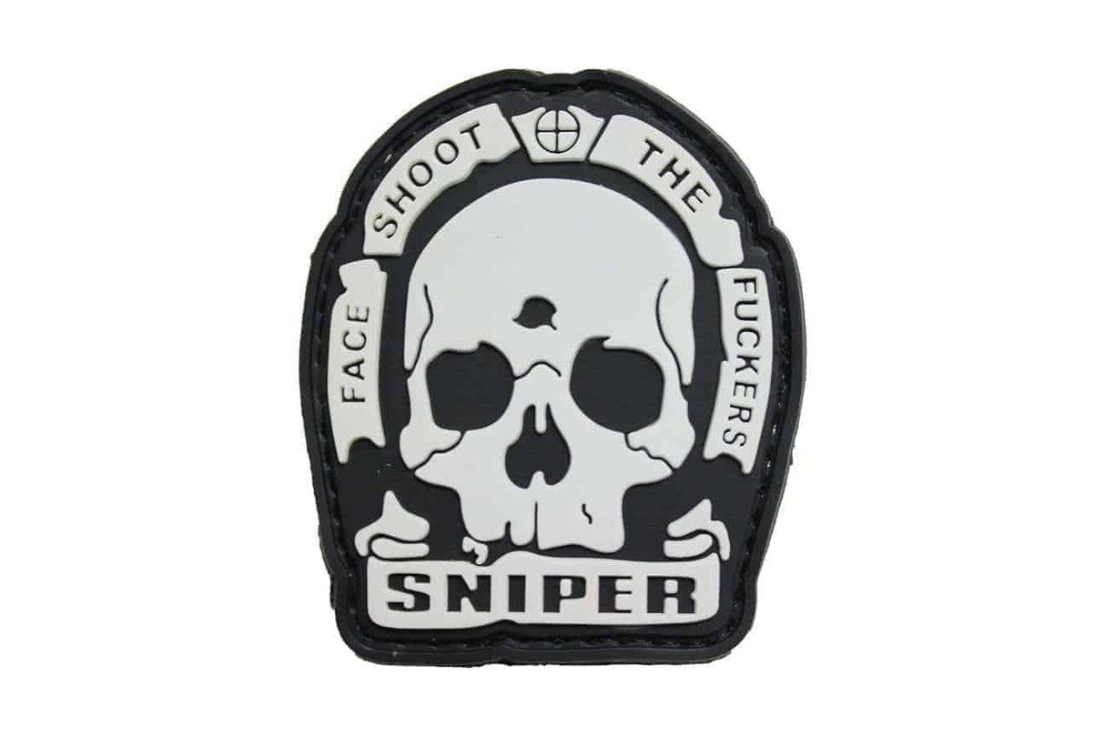 Sniper Face Shoot The F**kers Morale Patch-Socom Tactical Airsoft-Socom Tactical Airsoft