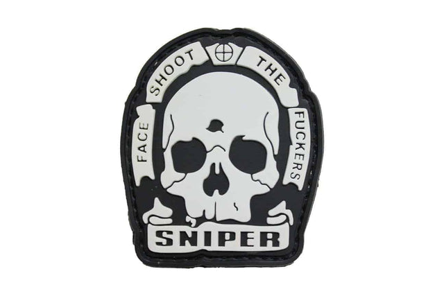 Sniper Face Shoot The F**kers Morale Patch-Socom Tactical Airsoft-Socom Tactical Airsoft