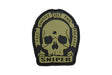 Sniper Face Shoot The F**kers (TAN) Morale Patch-Socom Tactical Airsoft-Socom Tactical Airsoft