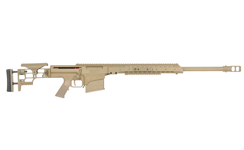 Snow Wolf Barrett M98B MRAD Full Metal Rifle - Tan-Snow Wolf-Socom Tactical Airsoft