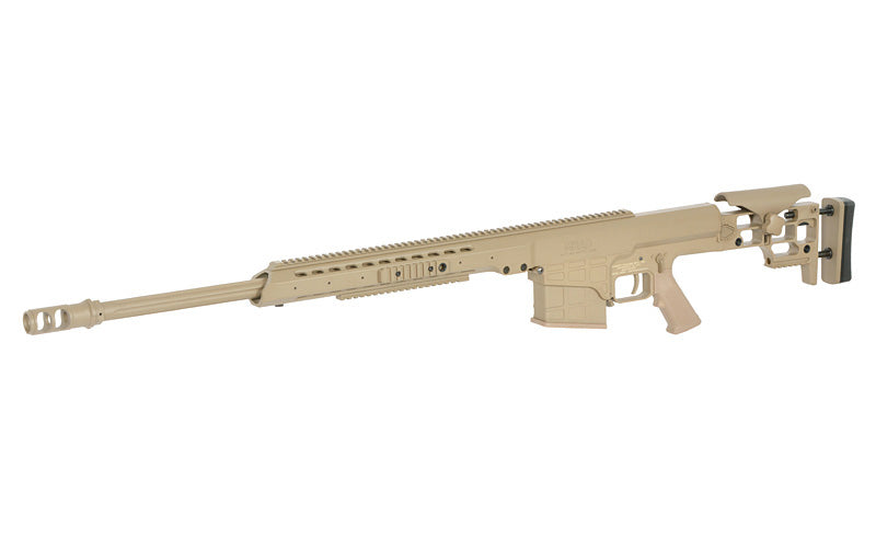 Snow Wolf Barrett M98B MRAD Full Metal Rifle - Tan-Snow Wolf-Socom Tactical Airsoft