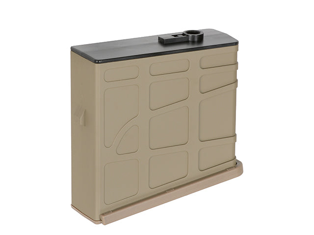 Snow Wolf Mid-Cap Magazine for Barrett M98B MRAD - Tan-Snow Wolf-Socom Tactical Airsoft