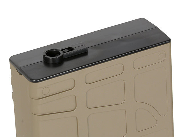 Snow Wolf Mid-Cap Magazine for Barrett M98B MRAD - Tan-Snow Wolf-Socom Tactical Airsoft