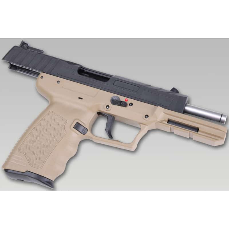 SRC Maverick FN57 Gas Blowback Pistol (DE/Black)-SRC-Socom Tactical Airsoft