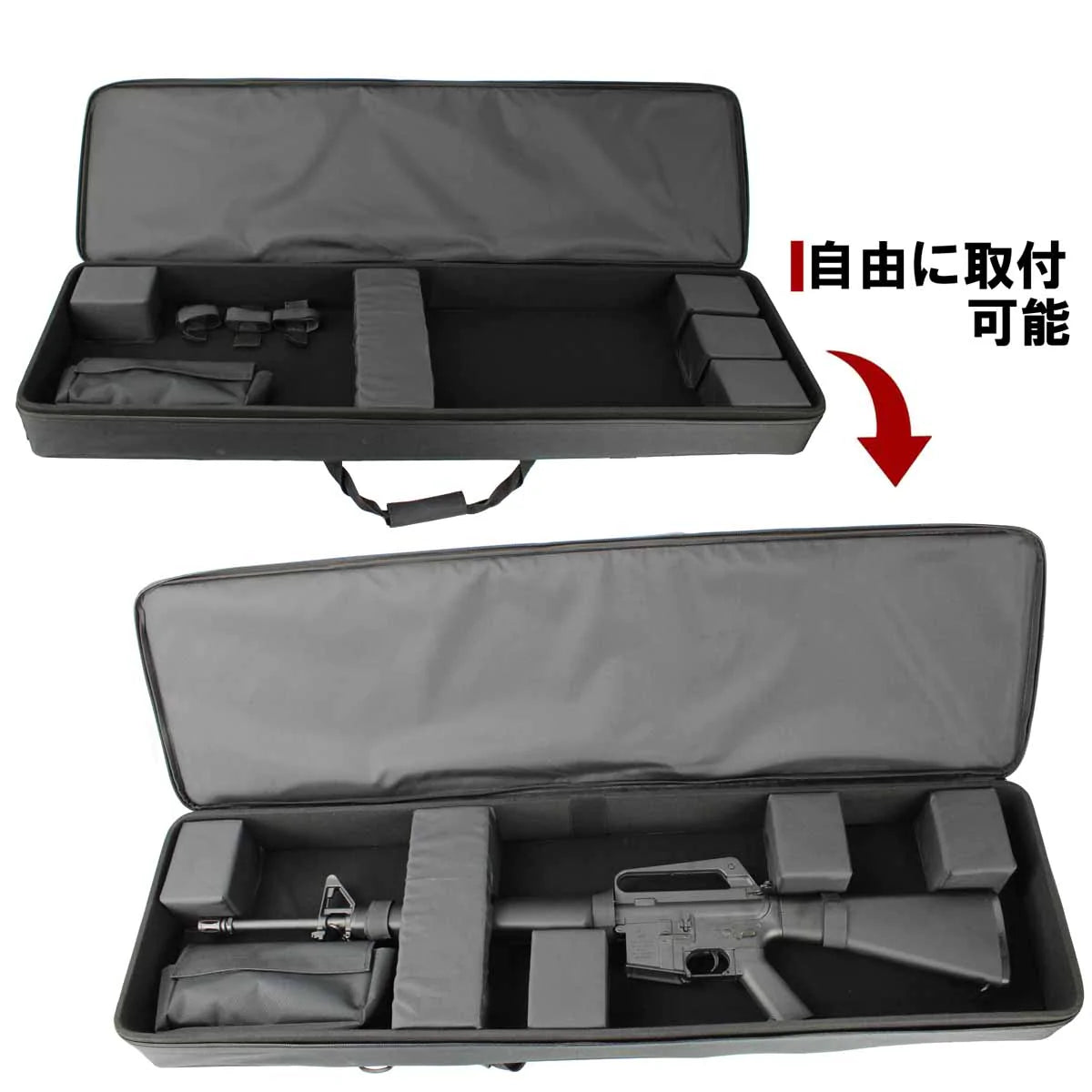 S&T Semi Hard Case L V2 (1100x300x100mm)-S&T-Socom Tactical Airsoft