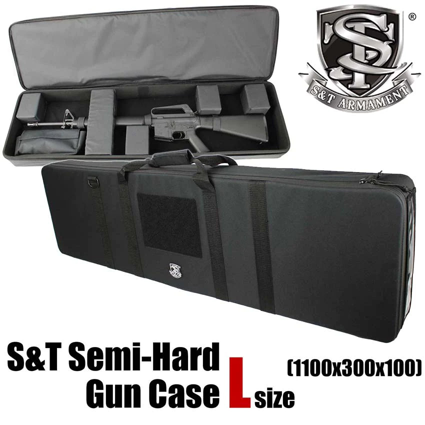 S&T Semi Hard Case L V2 (1100x300x100mm)-S&T-Socom Tactical Airsoft