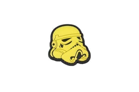 Star Wars Stormtrooper helmet velcro morale patch (Yellow)-Socom Tactical Airsoft-Socom Tactical Airsoft