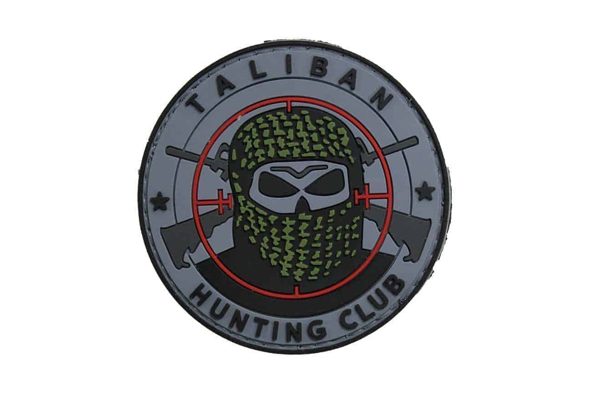 Taliban Hunting Club (Grey) Morale Patch-Socom Tactical Airsoft-Socom Tactical Airsoft