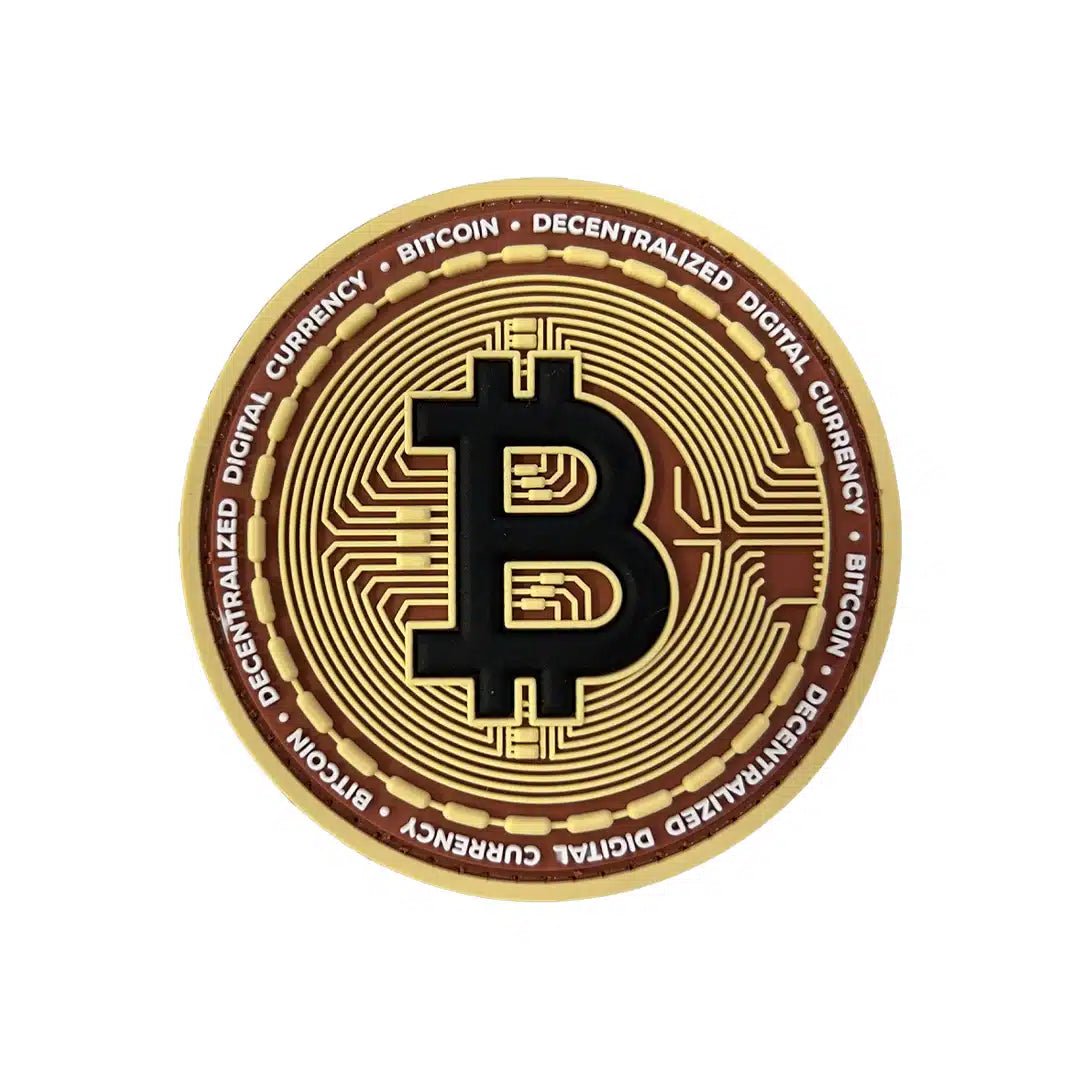 The Patch Board Bitcoin Patch (Various Colours)-The Patch Board-Socom Tactical Airsoft
