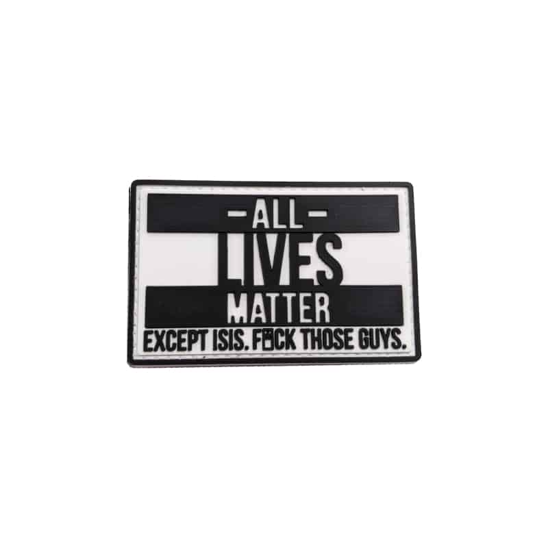 TPB All Lives Matter Except ISIS Patch-The Patch Board-Socom Tactical Airsoft