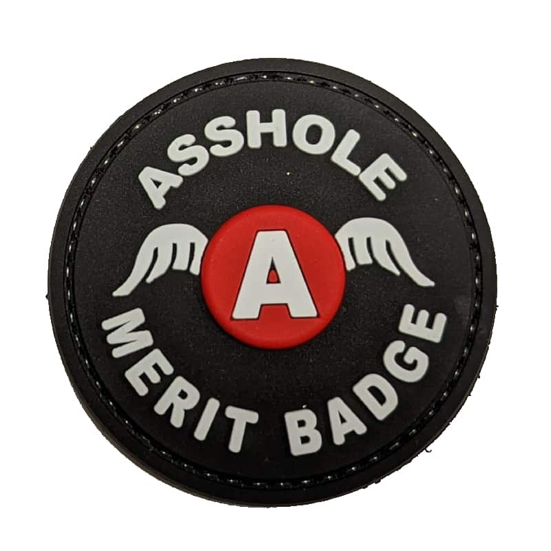 TPB Asshole Merit Badge Patch-The Patch Board-Socom Tactical Airsoft