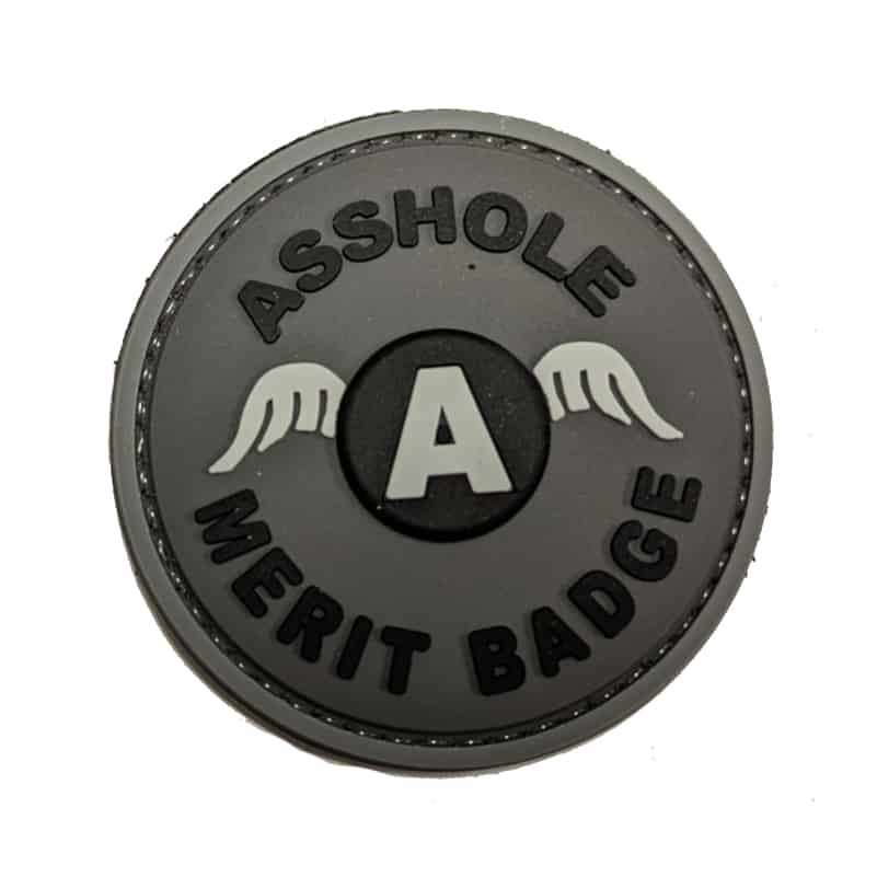 TPB Asshole Merit Badge Patch-The Patch Board-Socom Tactical Airsoft