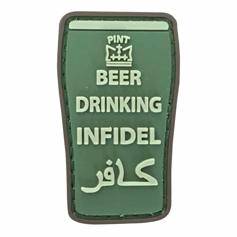 TPB Beer Drinking Infidel Patch-The Patch Board-Socom Tactical Airsoft