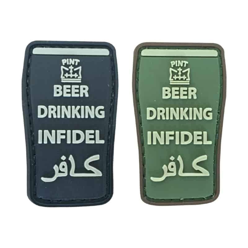 TPB Beer Drinking Infidel Patch-The Patch Board-Socom Tactical Airsoft
