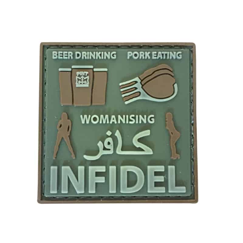 TPB Beer drinking, pork eating, womanising Infidel patch-The Patch Board-Socom Tactical Airsoft