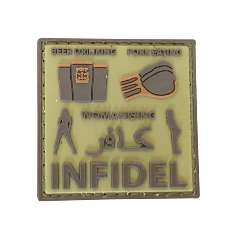 TPB Beer drinking, pork eating, womanising Infidel patch-The Patch Board-Socom Tactical Airsoft
