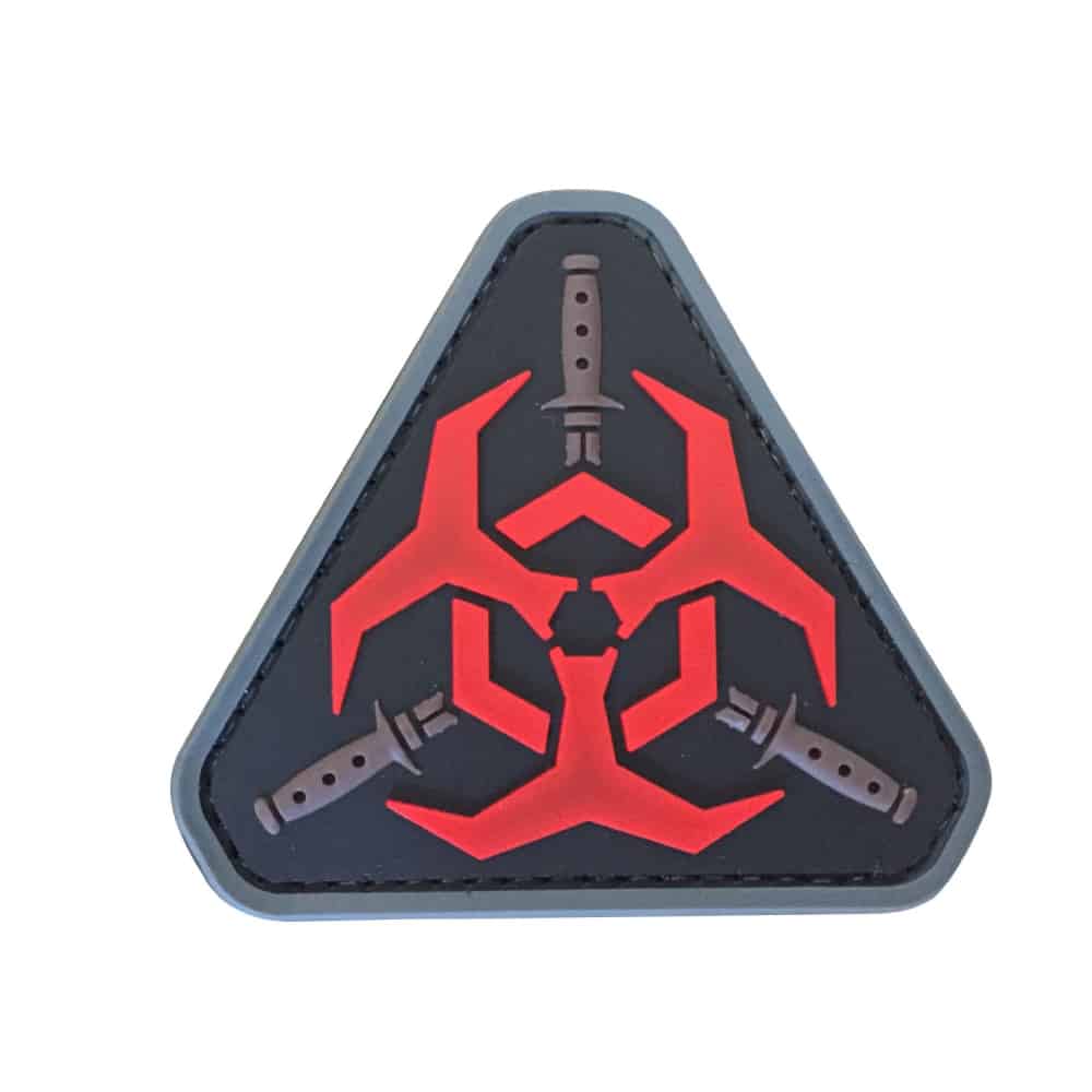 TPB Biohazard Triangle Patch-The Patch Board-Socom Tactical Airsoft