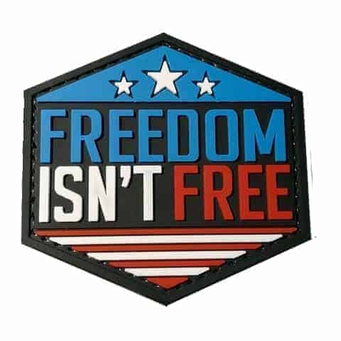 TPB Freedom Isn't Free Morale Patch-The Patch Board-Socom Tactical Airsoft