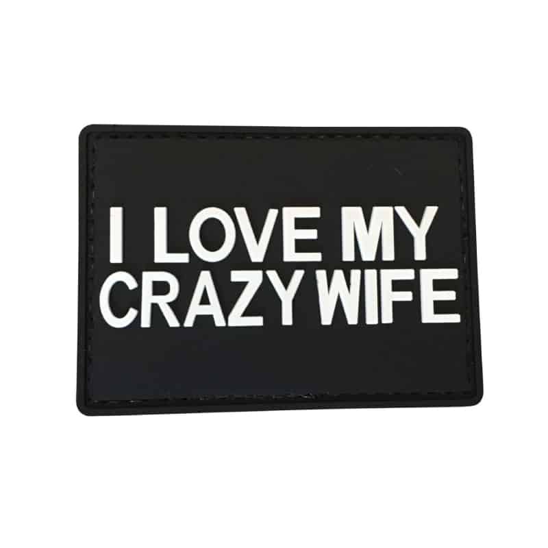 TPB I Love My Crazy Wife Patch-The Patch Board-Socom Tactical Airsoft