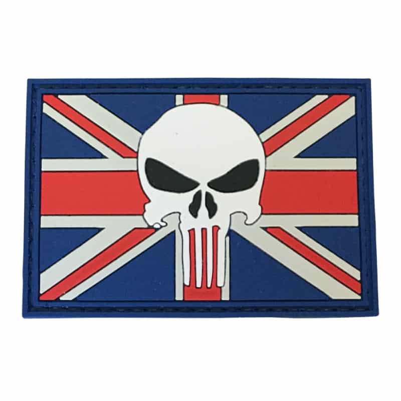 TPB Punisher Union Flag Patch-The Patch Board-Socom Tactical Airsoft