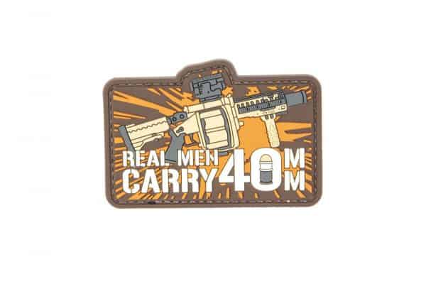 TPB Real Men Carry 40mm PVC Patch-The Patch Board-Socom Tactical Airsoft