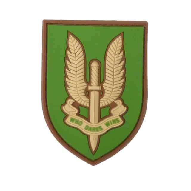 TPB SAS Who Dares Wins Patch (Green & Tan)-The Patch Board-Socom Tactical Airsoft